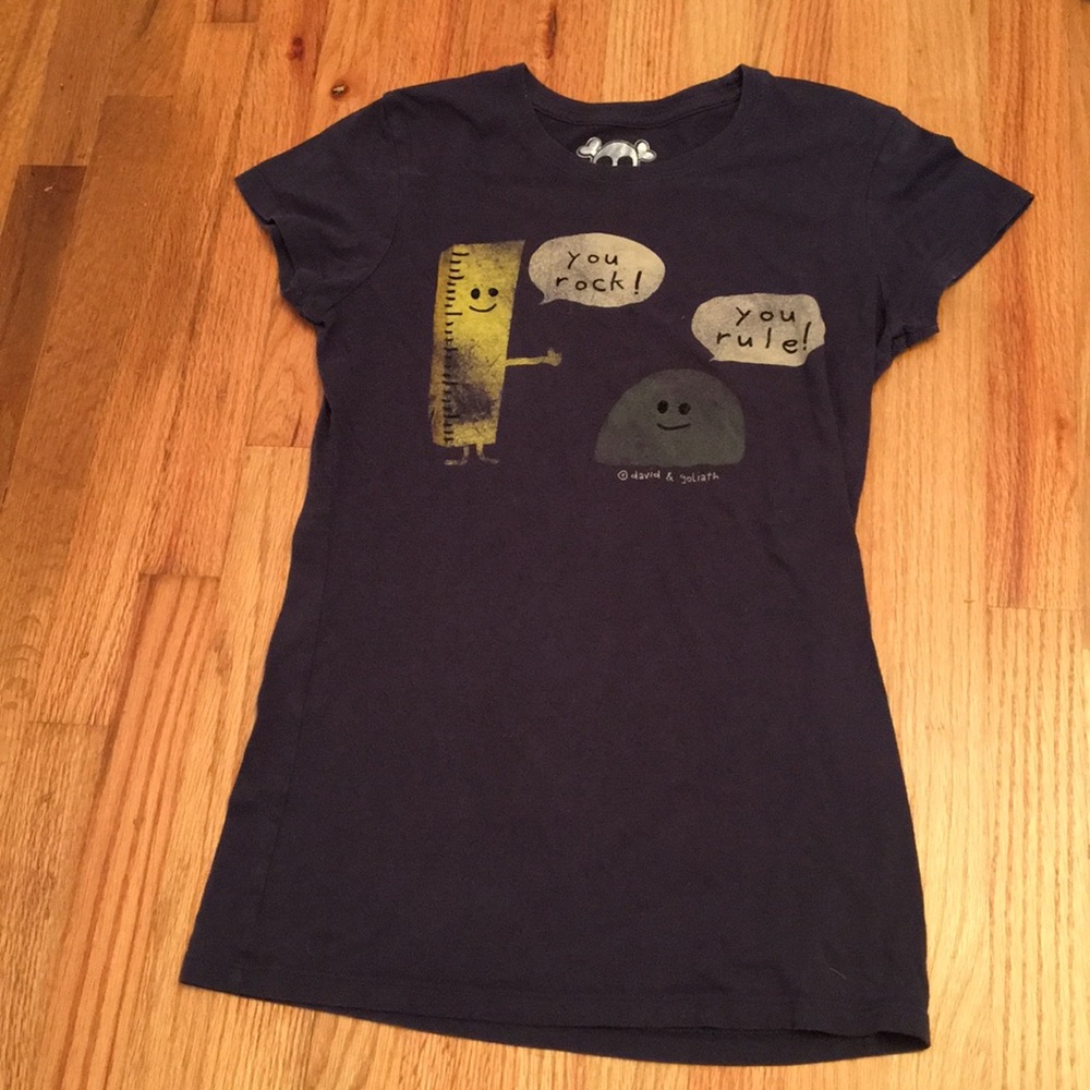David & Goliath classic tee Jr Large